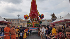 Grand and festive Sri Jagannatha Ratha Yatra was celebrated in central Rome by ISKCON