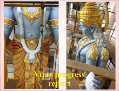 TOVP Vijaya Murti Progress Report