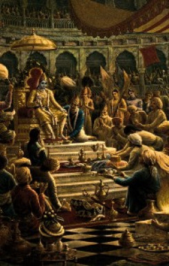 Krishna as King