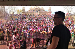 Thousands Attend the Color Festival in Utah in Spite of Freezing Temps