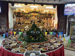 Iskcon Seattle-Govardhan Puja(October 21st 2025) Darshan pictures