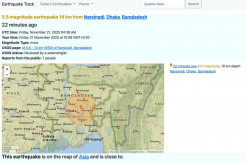 Mild earthquake in Mayapur