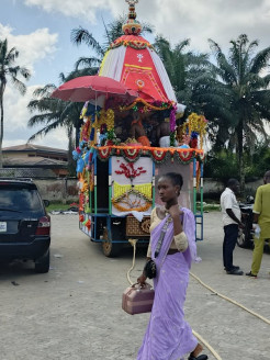 Sri Jaganath Rathayatra festival held in Warri Delta State, Nigeria