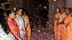 ISKCON Chowpatty Welcomes Kardashian Sisters During Mumbai Visit