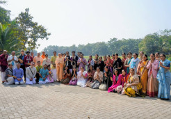 Youth From Six Countries Join Saranagati Retreat at Govardhan EcoVillage