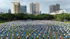 ISKCON Bangkok Shares Bhakti Yoga at International Yoga Day