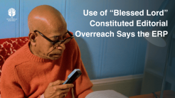 BBT Addresses the use of “Blessed Lord”