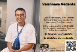 Vedanta Philosophy Course by Caintanya Chandra Dasa Launches This Month