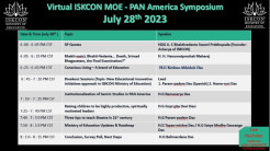Virtual Symposium Seeks to Connect Pan-America Educators in ISKCON