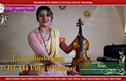 Krishna Devotee plays 15 Mil. $$$ Violin in Mayapur!