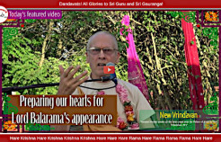 Preparing our hearts for Lord Balarama's appearance