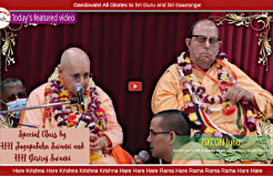 Special Class by HH Jayapataka Swami and HH Giriraj Swami