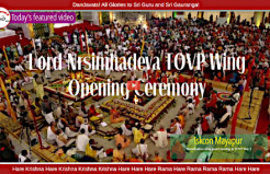 Lord Nrsimhadeva TOVP Wing Opening Ceremony