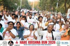 Hare Krishna Run in Hyderabad Draws Thousands for Public Health Awareness