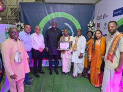 ISKCON Lagos Receives CSR Award for Community Service