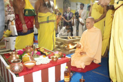 ISKCON Kolkata Lays Foundation Stone for Prabhupada Memorial