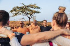 Yogis from Six Continents Experience Bhakti at GEV