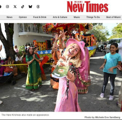 ISKCON Miami has first Ratha Yatra of 2026!