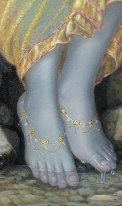 Service to the Lotus Feet of Krishna