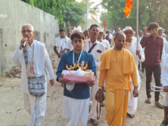 Hundreds Join Padayatra from ISKCON Arvade to Pandharpur