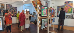 Krishna Bhakti Art Exhibits Bridge the Spiritual Canvas in Manila, Philippines