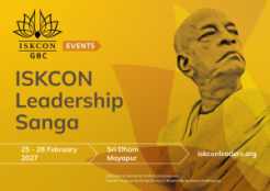 Save the Date: Mayapur’s ISKCON Leadership Sanga 2027 Announced