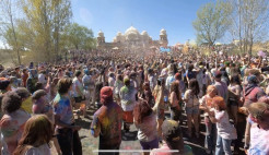 Thousands Gather for 30th Annual Holi Festival in Spanish Fork