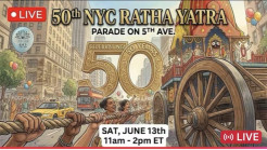 Live Feed: New York City Celebrates 50 Years of Ratha-yatra