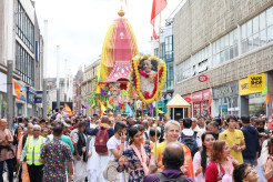 Thousands Join the Joy in Leicester UK for 30th Annual Rathayatra