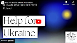 Help For Ukraine – ISKCON Poland Yatra