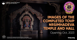 Images of the Completed TOVP Nrsimhadeva Temple and Hall