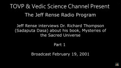 The Jeff Rense Radio Program - Mysteries of the Sacred Universe, Part 1