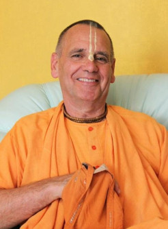 Departure of HH Dhirasanta dasa Goswami
