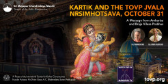 Kartik and the TOVP Jvala Nrsimhotsava, October 31