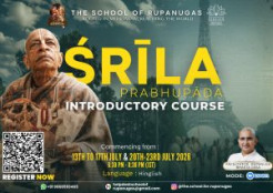 Upcoming Online Srila Prabhupada Introductory Course