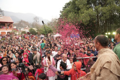 Largest Holi Festival Ever in ISKCON Nepal