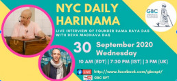NYC Daily Harinama with Founder Rama Raya Das