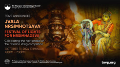 TOVP Announces: Jvala Nrsimhotsava, Festival of Lights for Nrsimhadeva, October 31, 2024