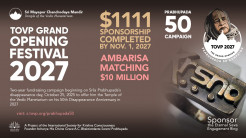 PRABHUPADA 50 CAMPAIGN | TOVP GRAND OPENING 2027
