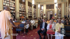 SB Keshava Swami Addresses Parliamentary Leaders in Australia on the Paradoxes of Our Time