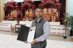 Ontario, Canada Honors ISKCON Thunder Bay Devotee