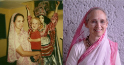 Great-Grandmother Celebrates Multiple Generations Taking Up Bhakti