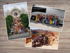 ISKCON’s Youth Bus Tour Reaches Midpoint, Performing at Iconic Utah Temple