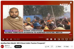 ISKCON India Leader Addressed the Challenges and Benefits of Religious Tourism on NDTV