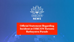 Official Statement Regarding Incident at ISKCON Toronto Rathayatra Parade