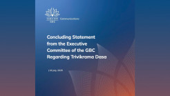 Concluding Statement from the Executive Committee of the GBC Regarding Trivikrama Dasa
