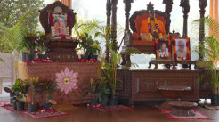 ISKCON GEV Memorial Honors Badrinarayan Swami, Ekanatha Dasa, and Ranjit Dasa