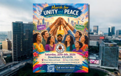 Atlanta Devotees to Host “March for Unity and Peace” on June 6