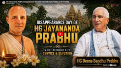 Honoring His Grace Jayananda Das’s Life of Service