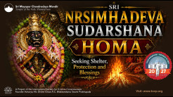 TOVP PRESENTS: Sri Nrsimhadeva Sudarshana Homa 2026 – Seeking Shelter, Protection and Blessings